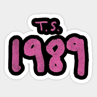 T.S. 1989 Sticker